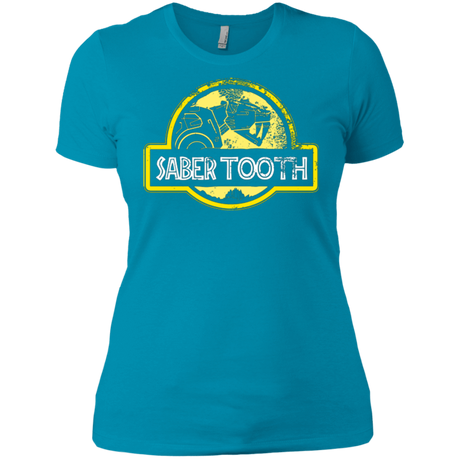 T-Shirts Turquoise / X-Small Jurassic Power Yellow Women's Premium T-Shirt