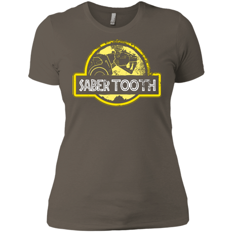 T-Shirts Warm Grey / X-Small Jurassic Power Yellow Women's Premium T-Shirt