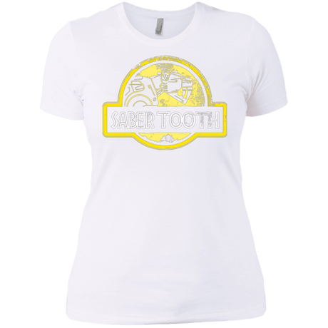 T-Shirts White / X-Small Jurassic Power Yellow Women's Premium T-Shirt