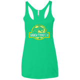 T-Shirts Envy / X-Small Jurassic Power Yellow Women's Triblend Racerback Tank