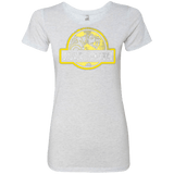 T-Shirts Heather White / Small Jurassic Power Yellow Women's Triblend T-Shirt
