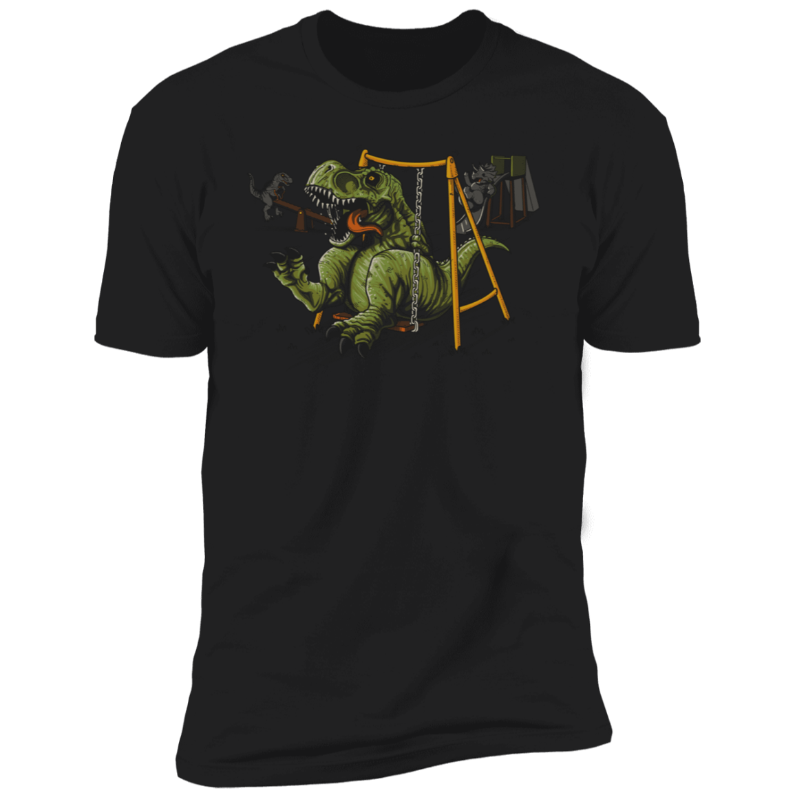 T-Shirts Black / X-Small Jurassic Swing Men's Premium T-Shirt