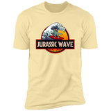 T-Shirts Banana Cream / S Jurassic Wave Men's Premium T-Shirt