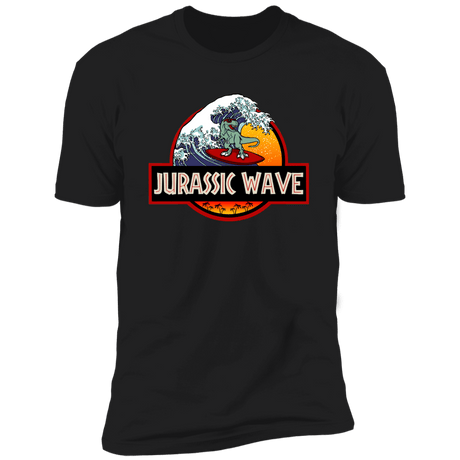 T-Shirts Black / S Jurassic Wave Men's Premium T-Shirt
