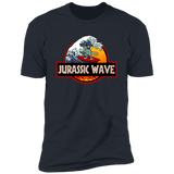 T-Shirts Indigo / S Jurassic Wave Men's Premium T-Shirt