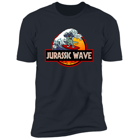 T-Shirts Indigo / S Jurassic Wave Men's Premium T-Shirt