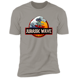T-Shirts Light Grey / S Jurassic Wave Men's Premium T-Shirt