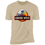 T-Shirts Sand / S Jurassic Wave Men's Premium T-Shirt