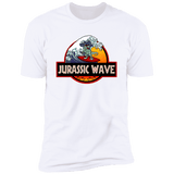 T-Shirts White / S Jurassic Wave Men's Premium T-Shirt