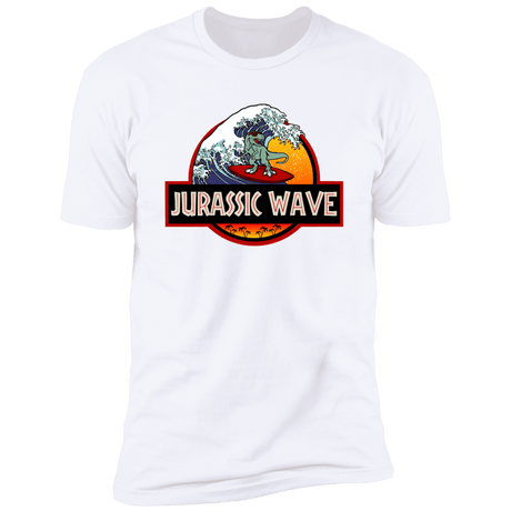 T-Shirts White / S Jurassic Wave Men's Premium T-Shirt