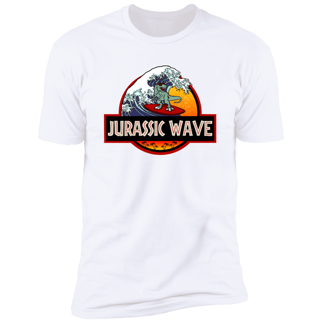 T-Shirts White / S Jurassic Wave Men's Premium T-Shirt