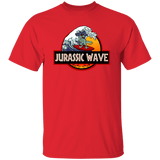 T-Shirts Red / S Jurassic Wave T-Shirt