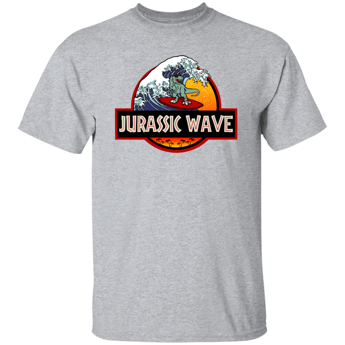T-Shirts Sport Grey / S Jurassic Wave T-Shirt