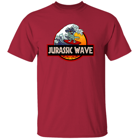 T-Shirts Cardinal / YXS Jurassic Wave Youth T-Shirt