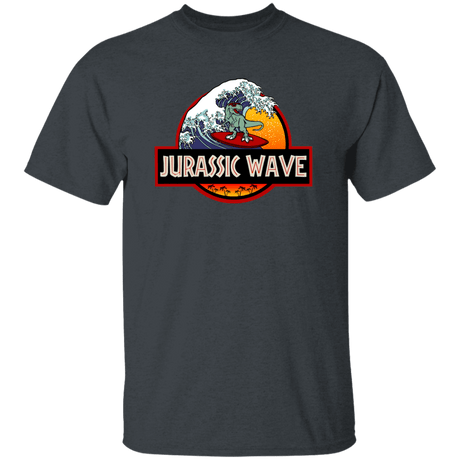 T-Shirts Dark Heather / YXS Jurassic Wave Youth T-Shirt