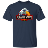 T-Shirts Navy / YXS Jurassic Wave Youth T-Shirt