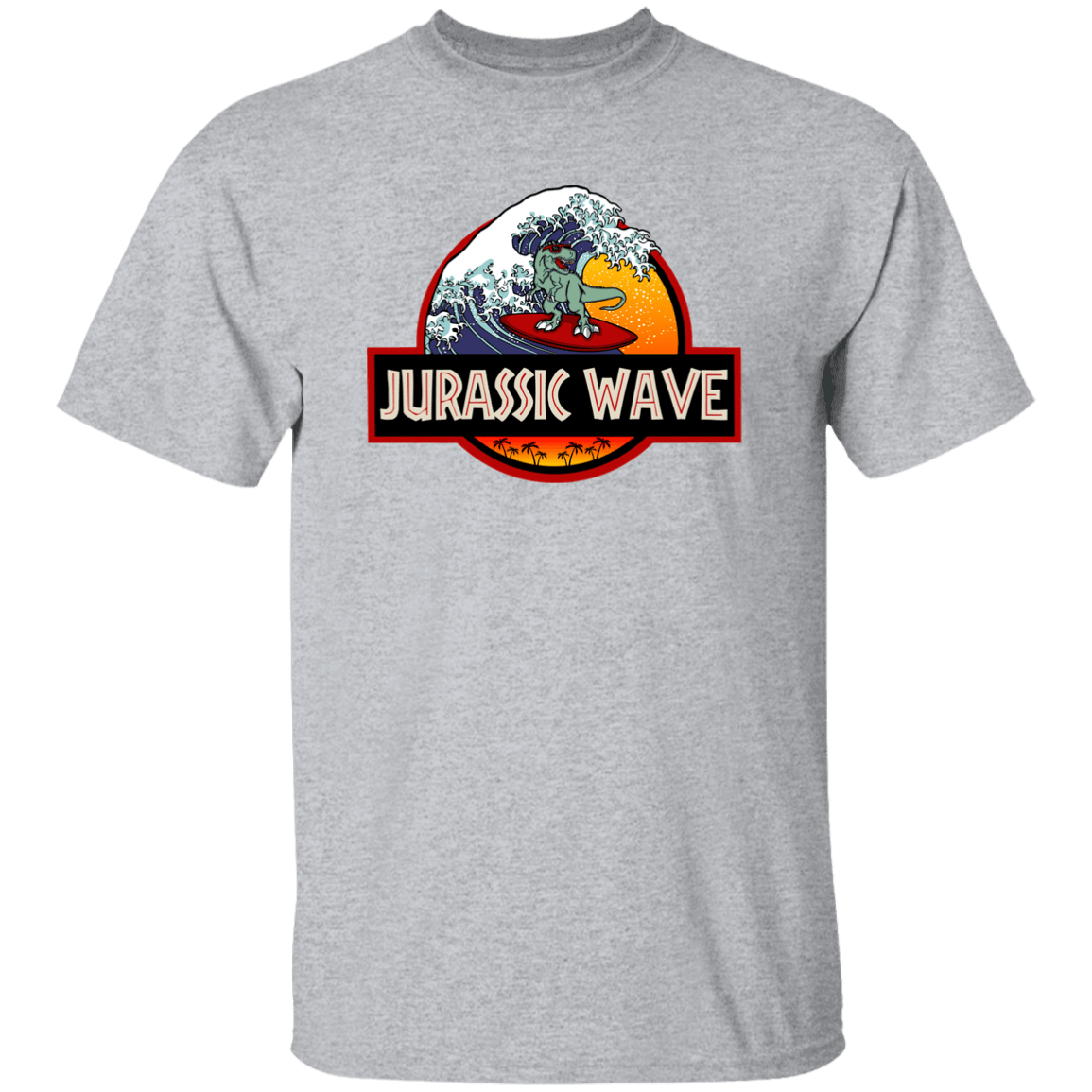 T-Shirts Sport Grey / YXS Jurassic Wave Youth T-Shirt