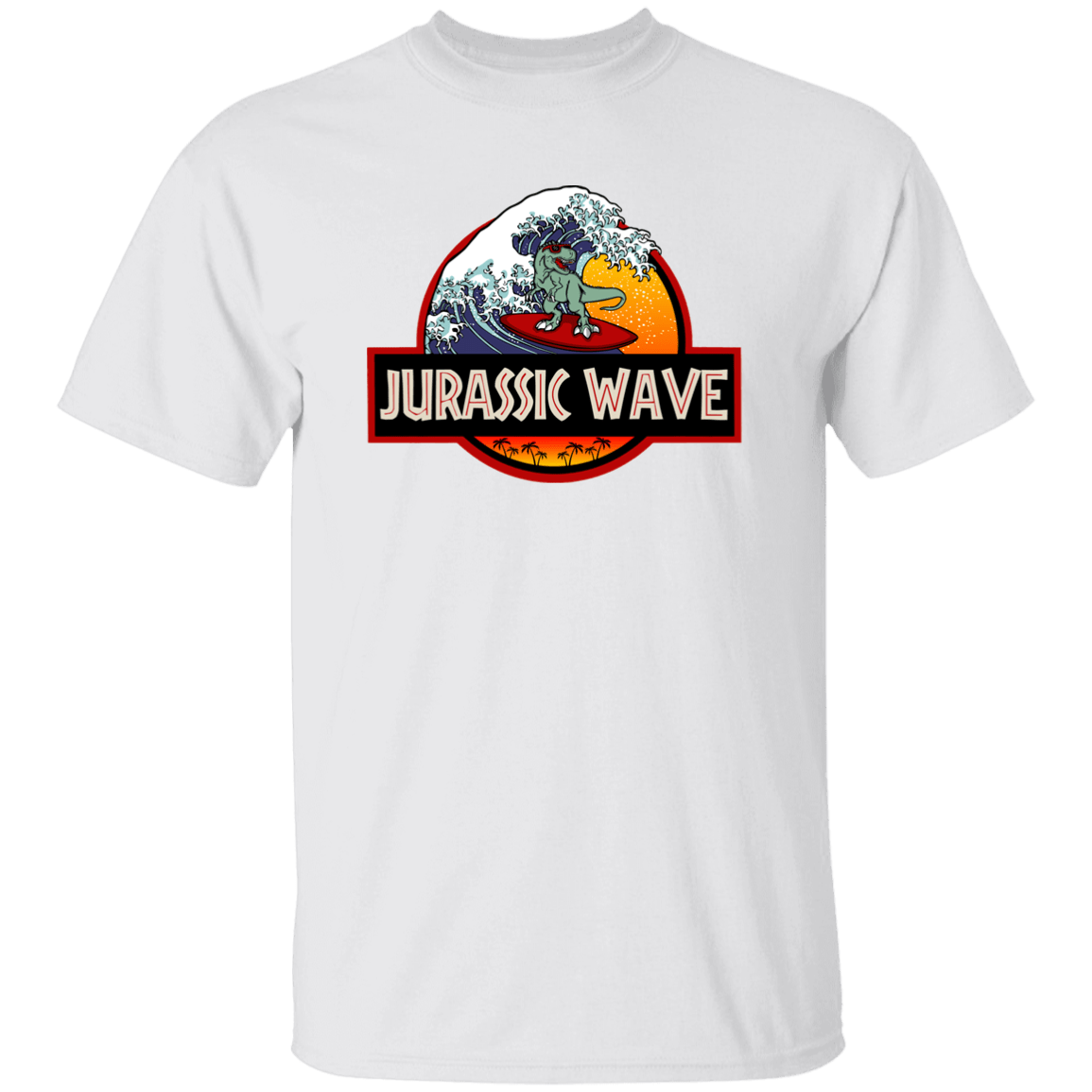 T-Shirts White / YXS Jurassic Wave Youth T-Shirt