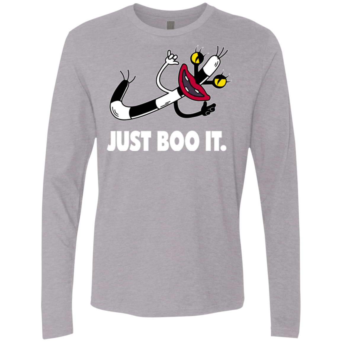 T-Shirts Heather Grey / Small Just Boo It Men's Premium Long Sleeve