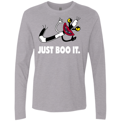 T-Shirts Heather Grey / Small Just Boo It Men's Premium Long Sleeve