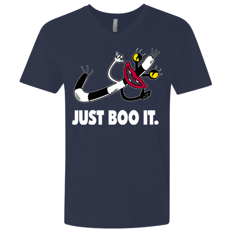 T-Shirts Midnight Navy / X-Small Just Boo It Men's Premium V-Neck