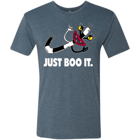 T-Shirts Indigo / Small Just Boo It Men's Triblend T-Shirt