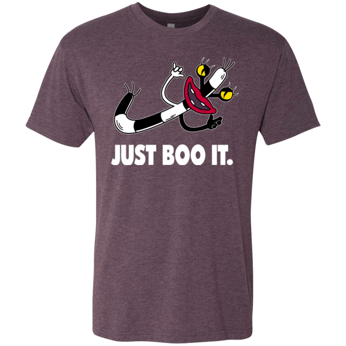 T-Shirts Vintage Purple / Small Just Boo It Men's Triblend T-Shirt