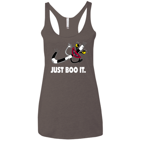 T-Shirts Macchiato / X-Small Just Boo It Women's Triblend Racerback Tank