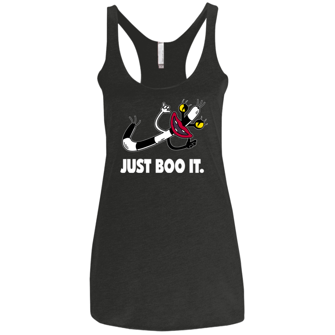 T-Shirts Vintage Black / X-Small Just Boo It Women's Triblend Racerback Tank