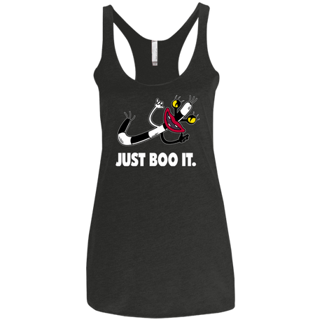 T-Shirts Vintage Black / X-Small Just Boo It Women's Triblend Racerback Tank