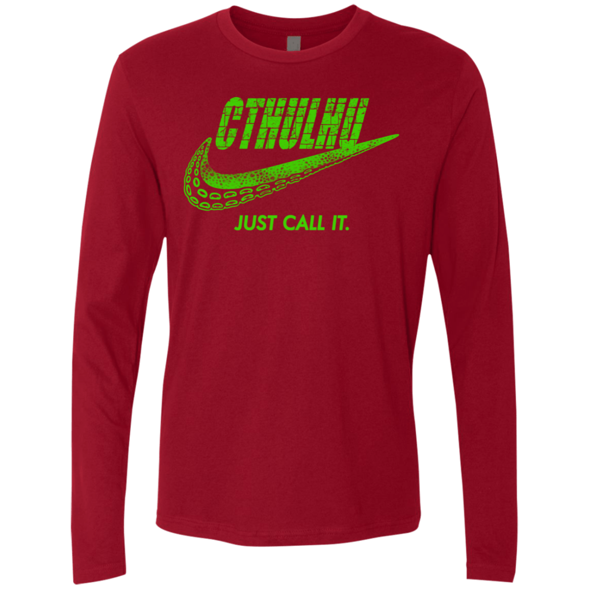 T-Shirts Cardinal / S Just Call It Men's Premium Long Sleeve