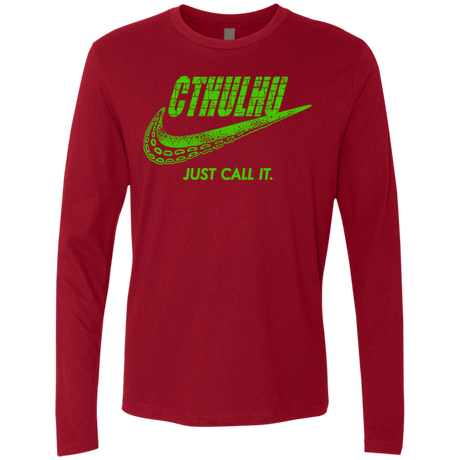 T-Shirts Cardinal / S Just Call It Men's Premium Long Sleeve