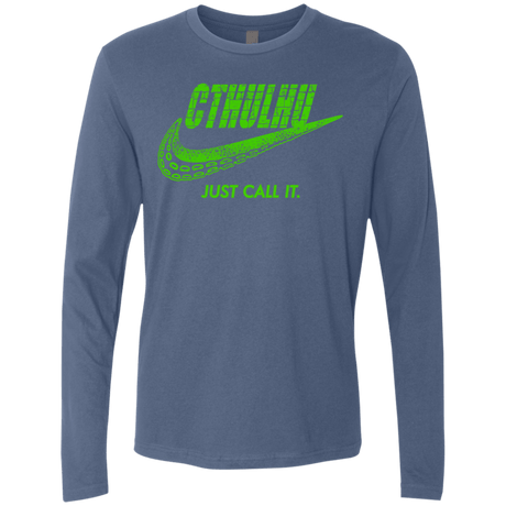 T-Shirts Indigo / S Just Call It Men's Premium Long Sleeve