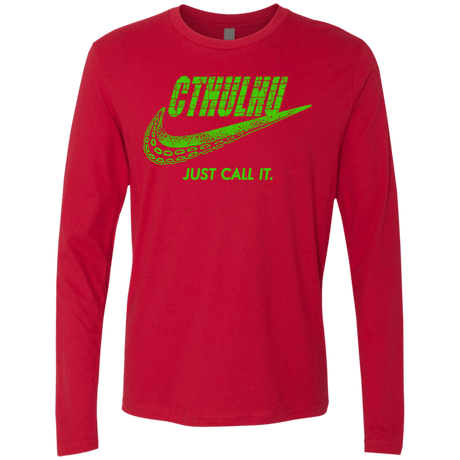 T-Shirts Red / S Just Call It Men's Premium Long Sleeve