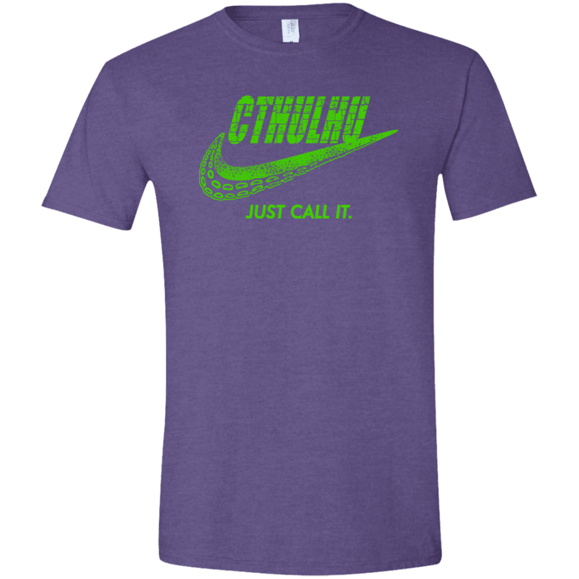 T-Shirts Heather Purple / S Just Call It Men's Semi-Fitted Softstyle