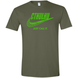 T-Shirts Military Green / S Just Call It Men's Semi-Fitted Softstyle