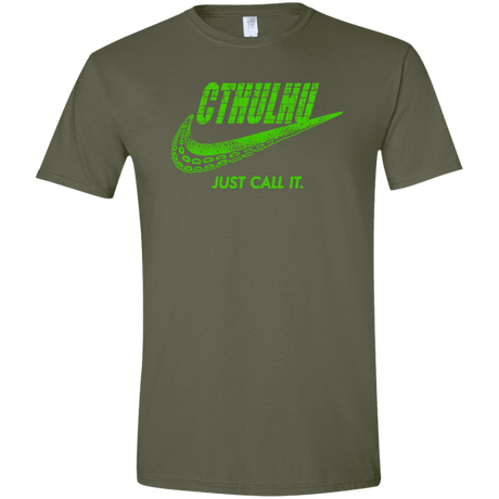 T-Shirts Military Green / S Just Call It Men's Semi-Fitted Softstyle