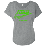 T-Shirts Premium Heather / X-Small Just Call It Triblend Dolman Sleeve