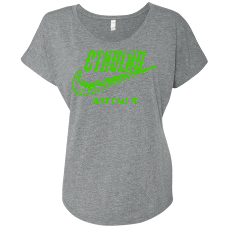 T-Shirts Premium Heather / X-Small Just Call It Triblend Dolman Sleeve