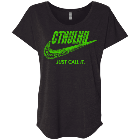 T-Shirts Vintage Black / X-Small Just Call It Triblend Dolman Sleeve