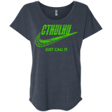 T-Shirts Vintage Navy / X-Small Just Call It Triblend Dolman Sleeve