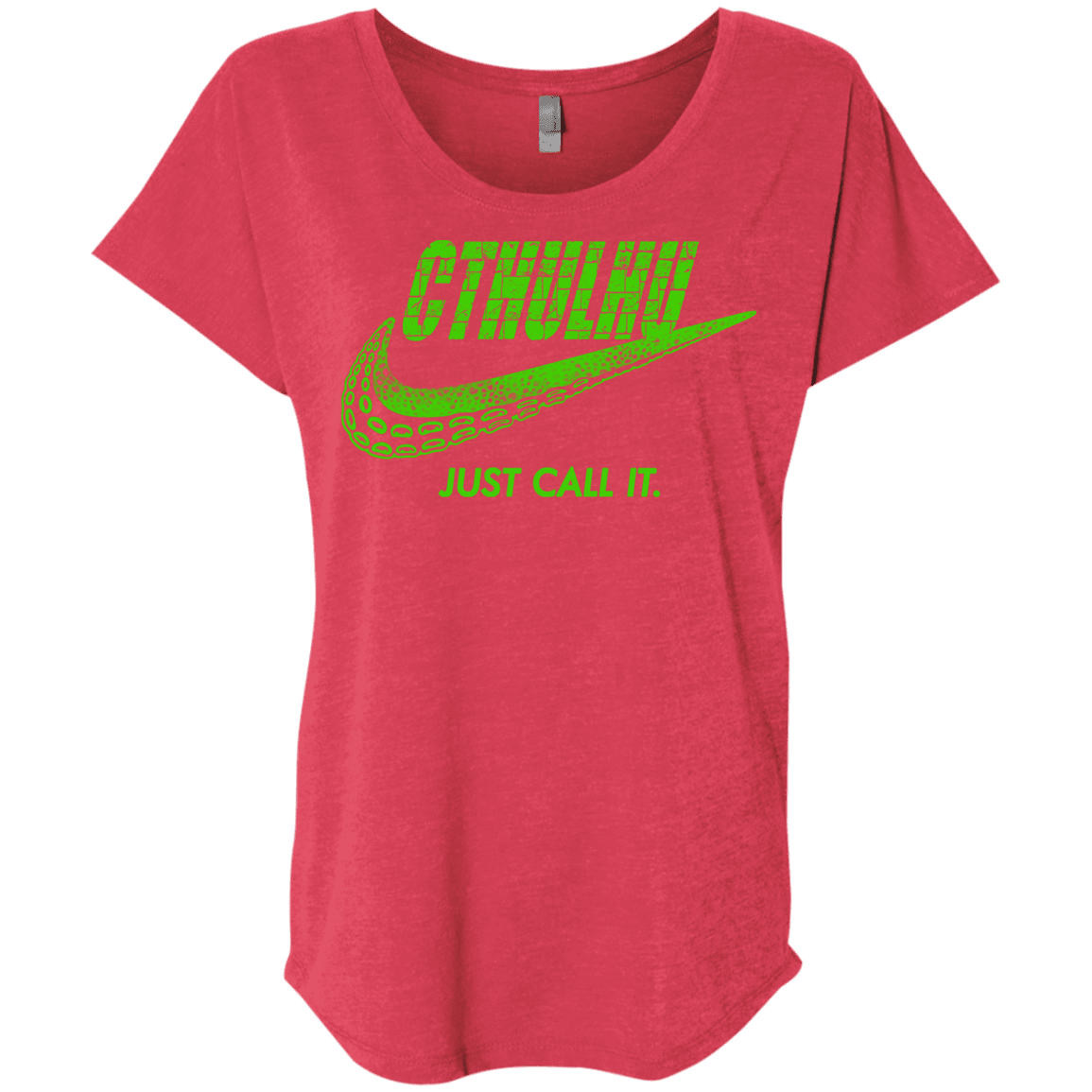 T-Shirts Vintage Red / X-Small Just Call It Triblend Dolman Sleeve