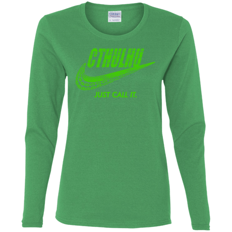 T-Shirts Irish Green / S Just Call It Women's Long Sleeve T-Shirt
