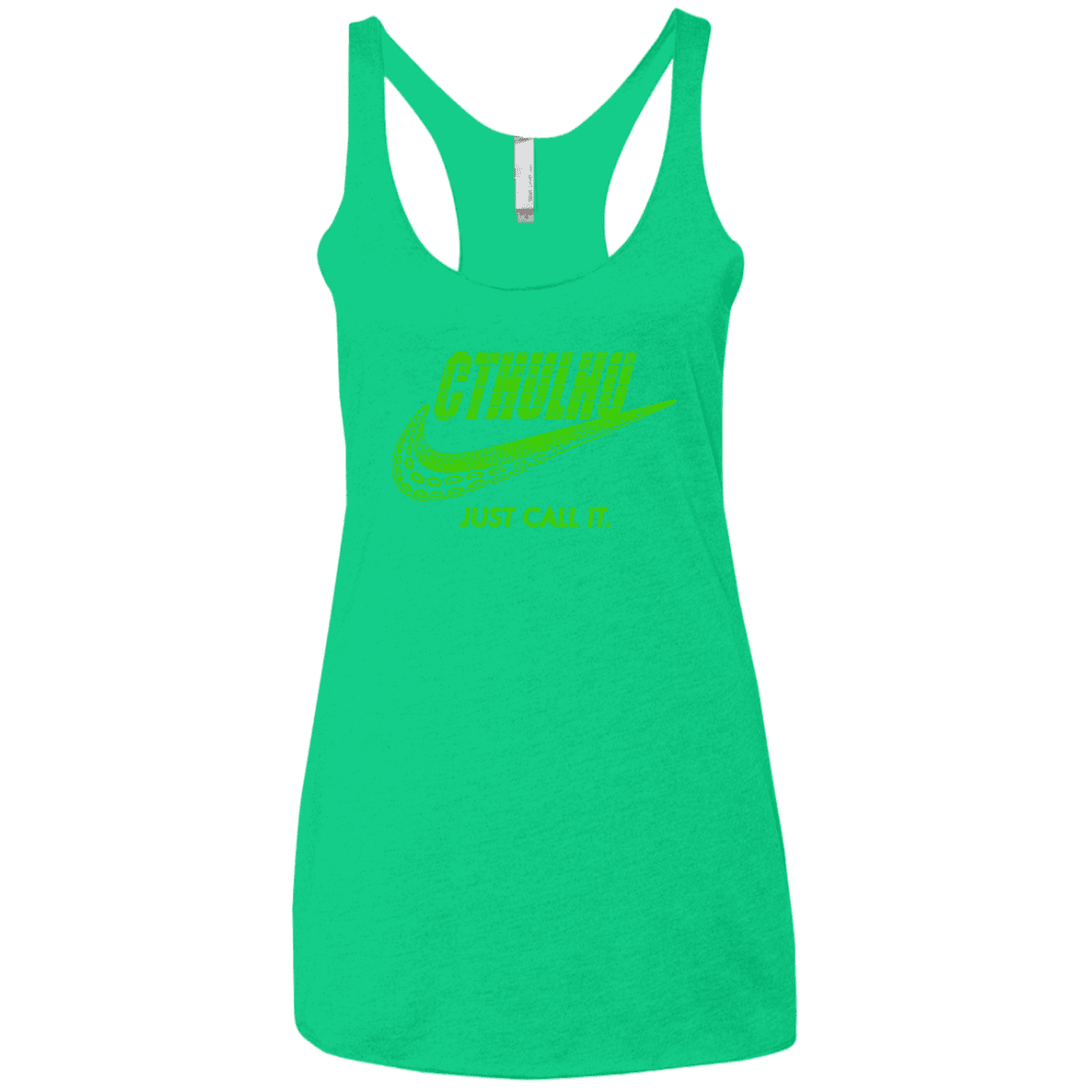T-Shirts Envy / X-Small Just Call It Women's Triblend Racerback Tank
