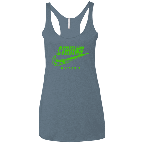 T-Shirts Indigo / X-Small Just Call It Women's Triblend Racerback Tank