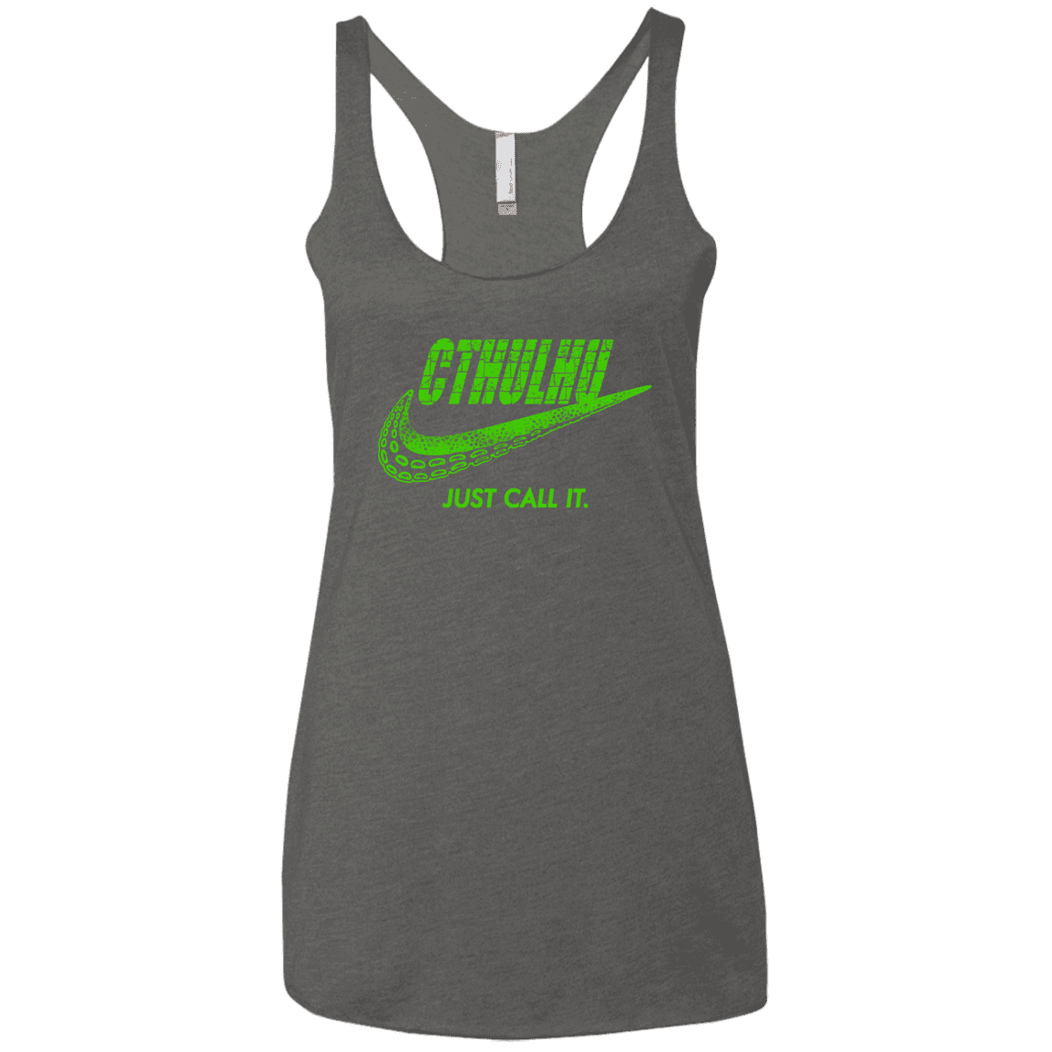 T-Shirts Premium Heather / X-Small Just Call It Women's Triblend Racerback Tank