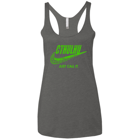 T-Shirts Premium Heather / X-Small Just Call It Women's Triblend Racerback Tank