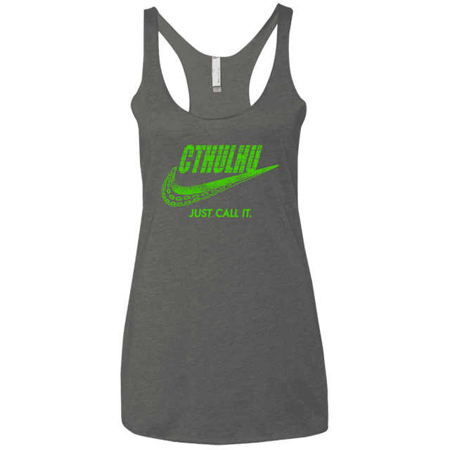 T-Shirts Premium Heather / X-Small Just Call It Women's Triblend Racerback Tank