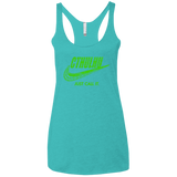 T-Shirts Tahiti Blue / X-Small Just Call It Women's Triblend Racerback Tank