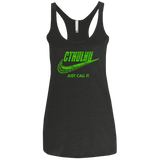T-Shirts Vintage Black / X-Small Just Call It Women's Triblend Racerback Tank